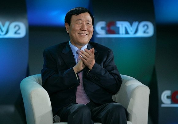 2012年8月，朱新禮在央視2套節(jié)目上。